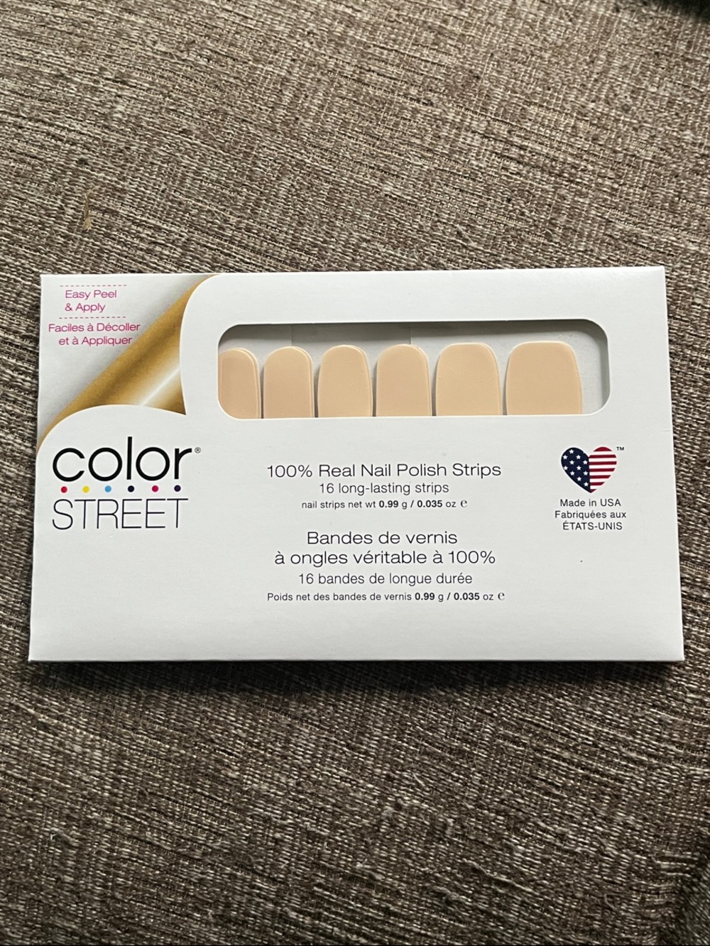Color Street Toffee Nut Nail Strips